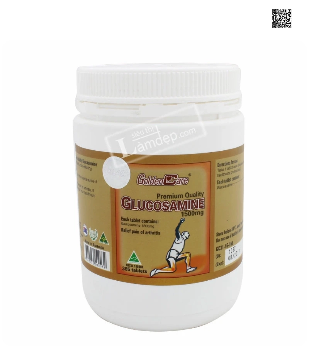 Viên Bổ Khớp Golden Care Glucosamine 1500mg x 365 viên Viên Bổ Khớp Golden Care Glucosamine 1500mg x 365 viên