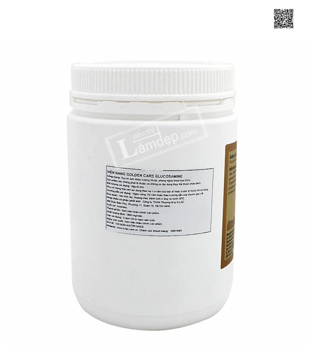 Viên Bổ Khớp Golden Care Glucosamine 1500mg x 365 viên Viên Bổ Khớp Golden Care Glucosamine 1500mg x 365 viên