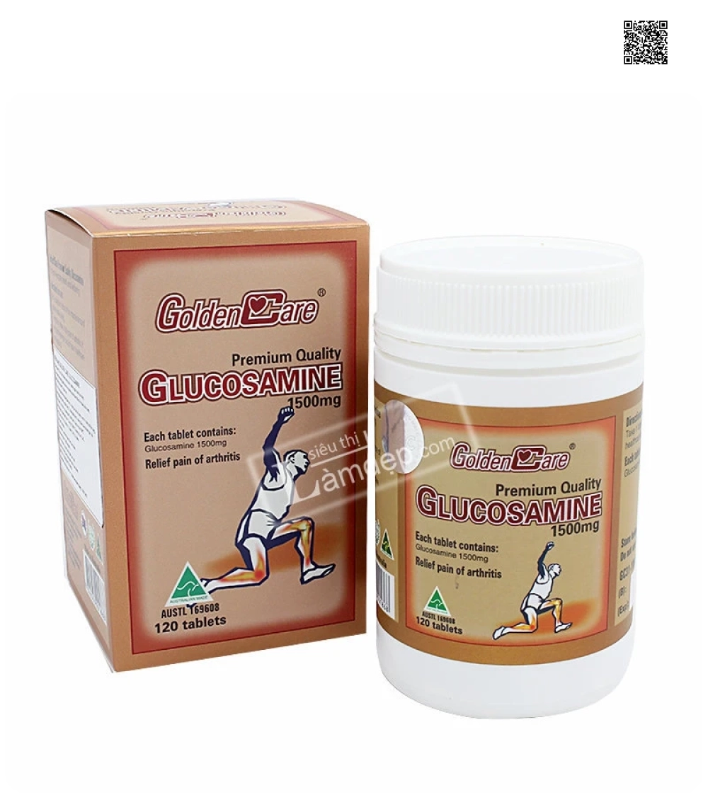 Viên Bổ Khớp Golden Care Glucosamine 1500mg x 120 viên Viên Bổ Khớp Golden Care Glucosamine 1500mg x 120 viên