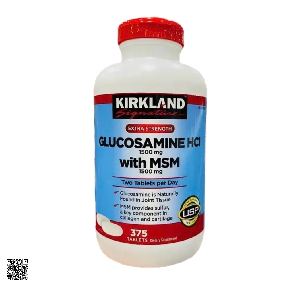 Glucosamine Kirkland HCL & MSM (1500mg x 375 Viên)