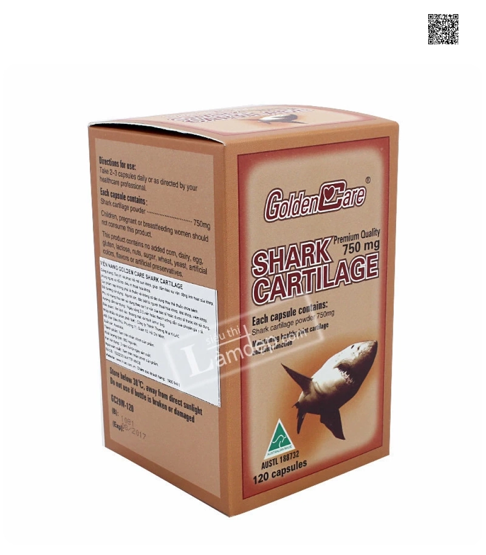 Viên Uống Bổ Khớp Golden Care Shark Cartilage Viên Uống Bổ Khớp Golden Care Shark Cartilage