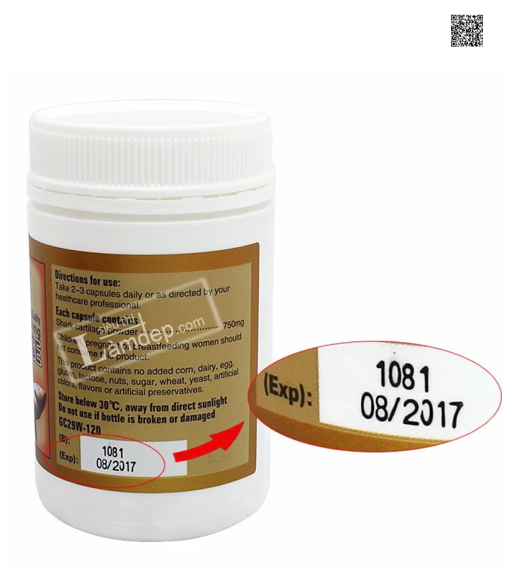 Viên Uống Bổ Khớp Golden Care Shark Cartilage Viên Uống Bổ Khớp Golden Care Shark Cartilage