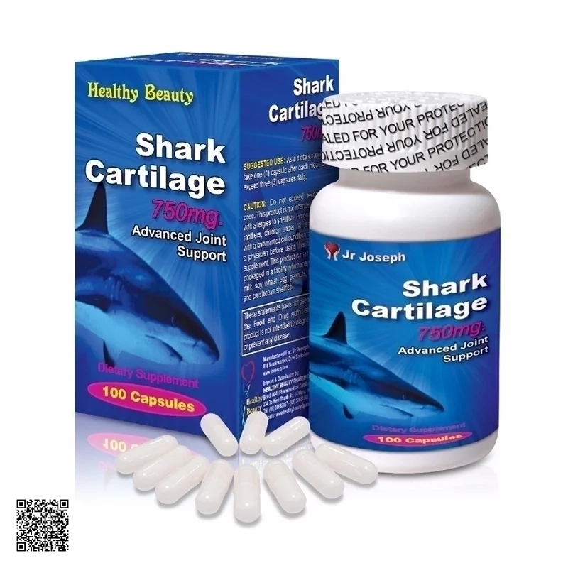 Viên Uống Bổ Khớp Sụn Vi Cá Mập Shark Cartilage 750mg Từ Healthy Beauty