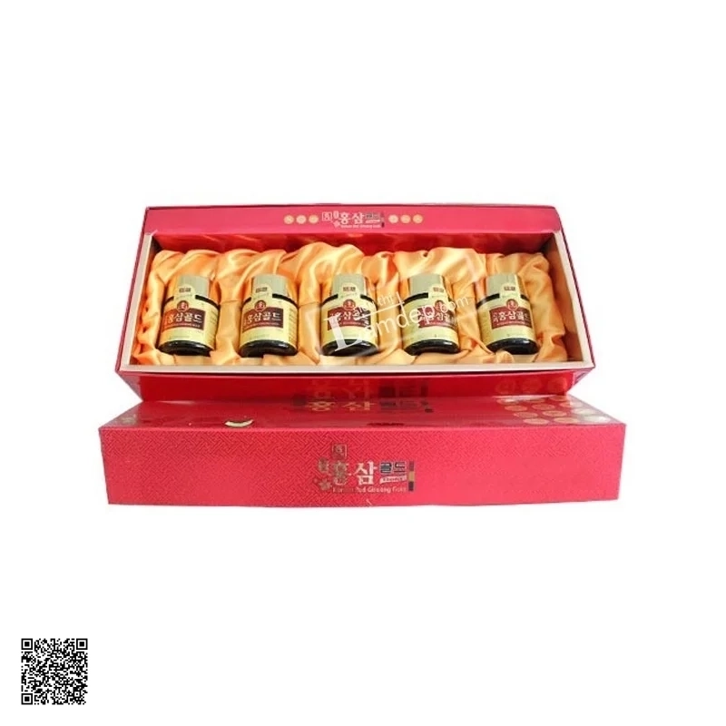 Cao Hồng Sâm Insam Korean Red Ginseng Extract Tea (120g x 5 lọ)