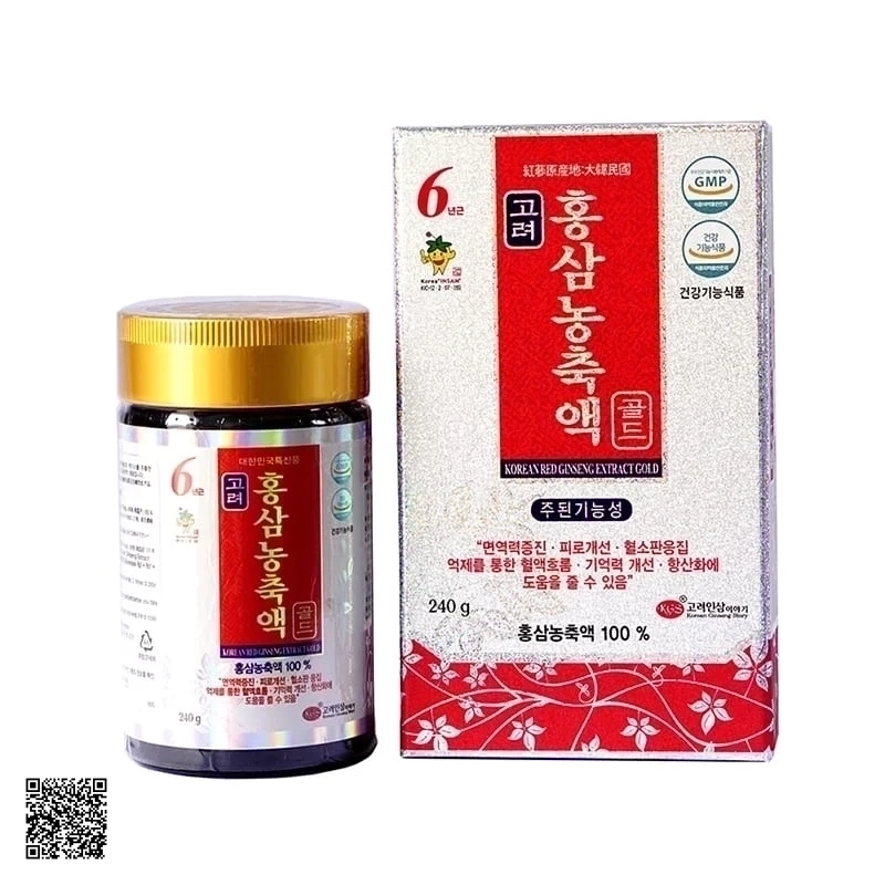 Cao Hồng Sâm Ánh Bạc KGS Korean Red Ginseng Extract Gold 240g