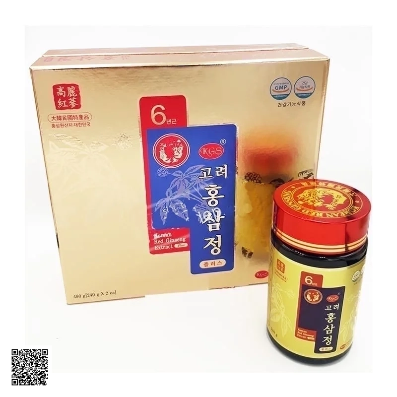 Cao Hồng Sâm KGS Korean Red Ginseng Extract Plus (2 lọ x 240g)
