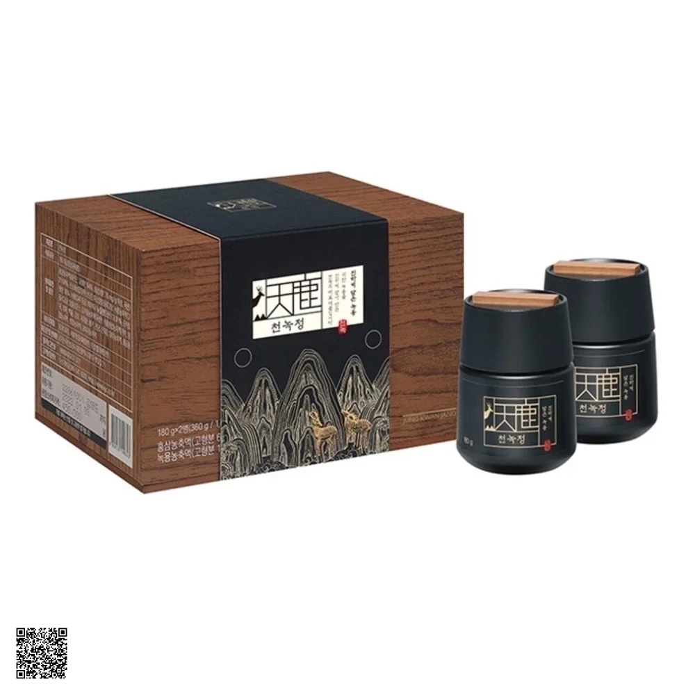 Cao Hồng Sâm Nhung Hươu KGC Cheon Nok Sam Extract (2 lọ x 180g)