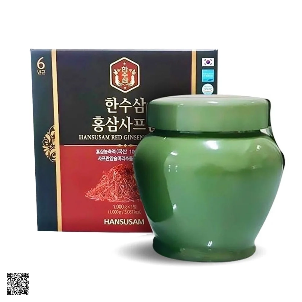 Cao Hồng Sâm Nhụy Hoa Nghệ Tây Hansusam Red Ginseng Saffron
