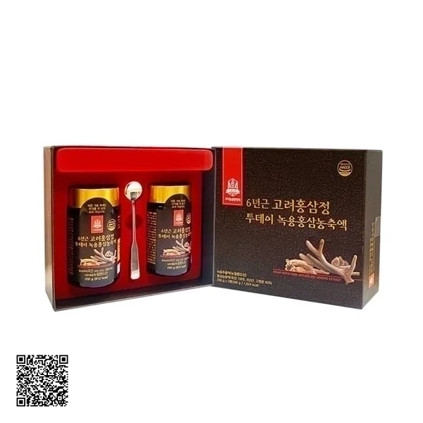 Cao Hồng Sâm Nhung Hươu Goryo Deer Antlers Red Ginseng Extract (2 Lọ x 250g)