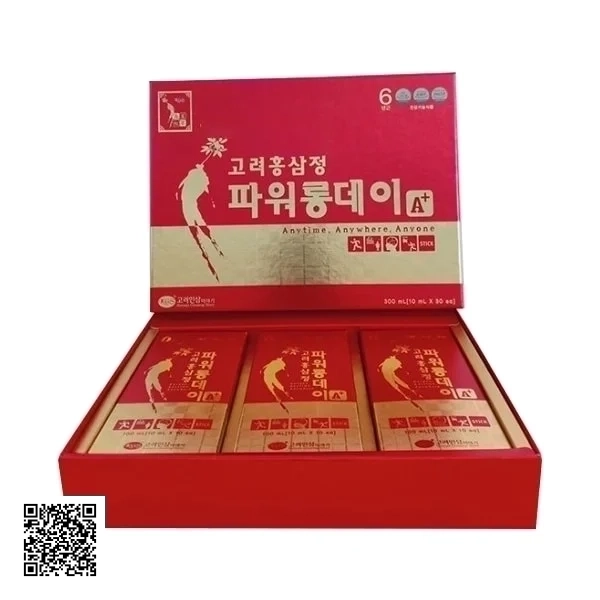 Cao Hồng Sâm KGS Power Long Day A+ (10ml x 30 gói)
