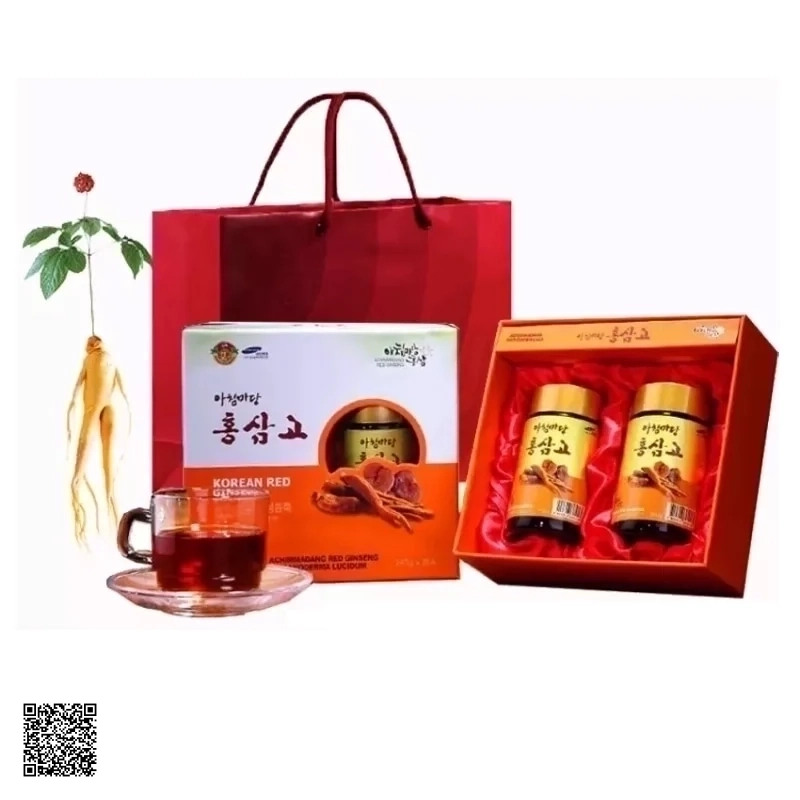 Cao Hồng Sâm Linh Chi Achimmadang Red Ginseng Ganoderma Lucidum Hàn Quốc