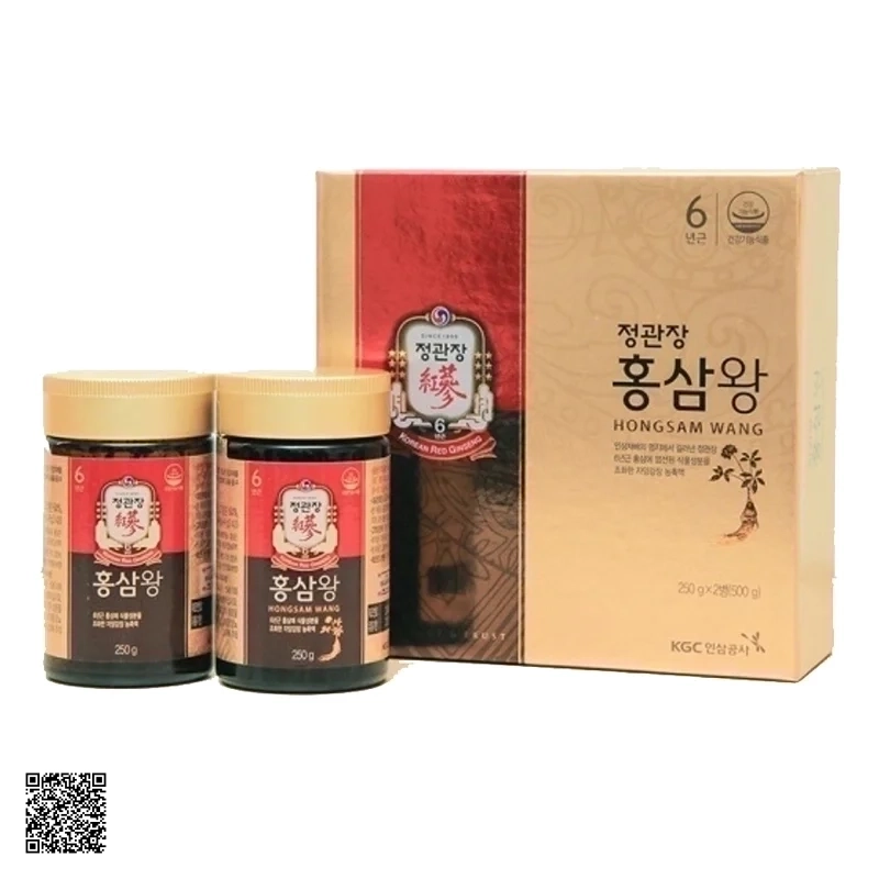 Cao Hồng Sâm KGC Korean Red Ginseng Hong Sam Wang Hàn Quốc (2 lọ x 250gr)