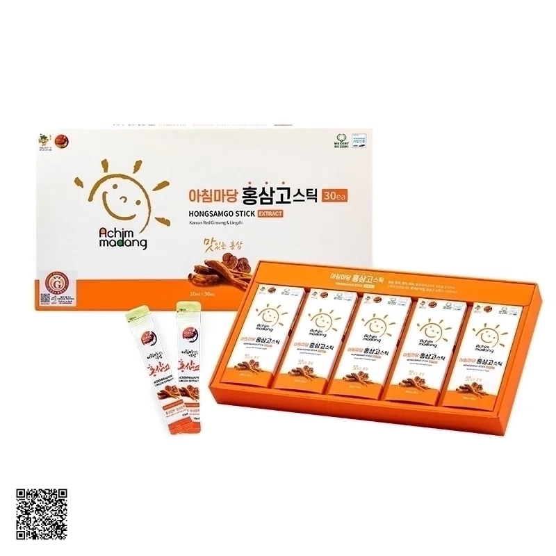 Cao Hồng Sâm Linh Chi Achimmadang Hongsamgo Stick Extract (30 gói x 10ml)