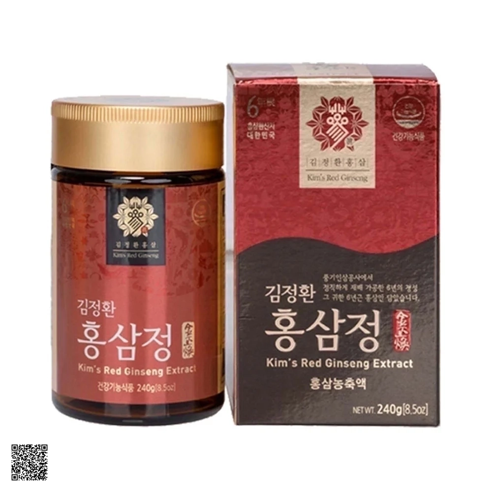 Cao Sâm Đỏ Hoang Dã Từ Dãy Núi Sobaek Kim's Red Ginseng Extract 240gr