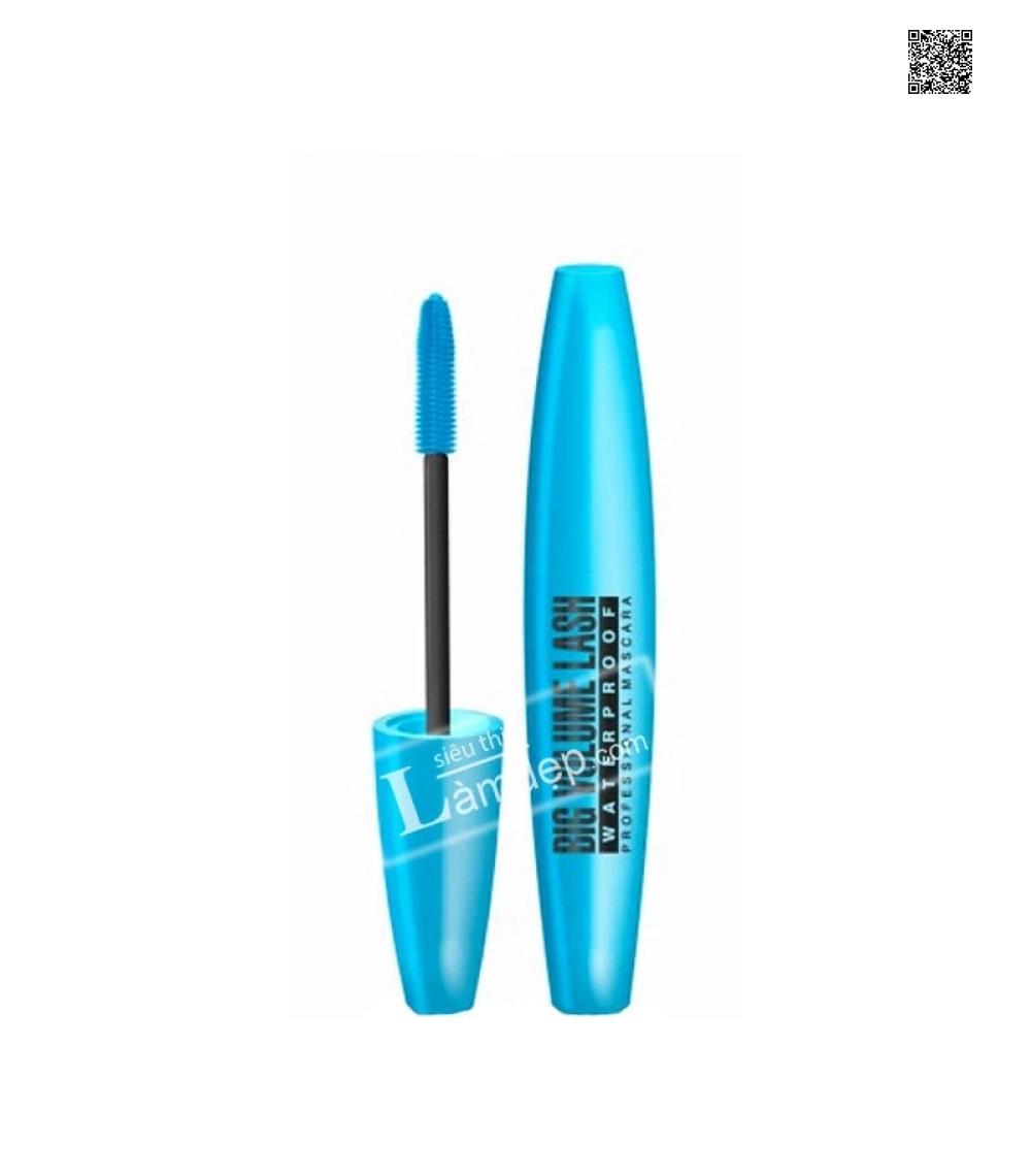 Mascara – Chuốt Mi Siêu Dày, Chống Thấm Nước Eveline Big Volume Lash