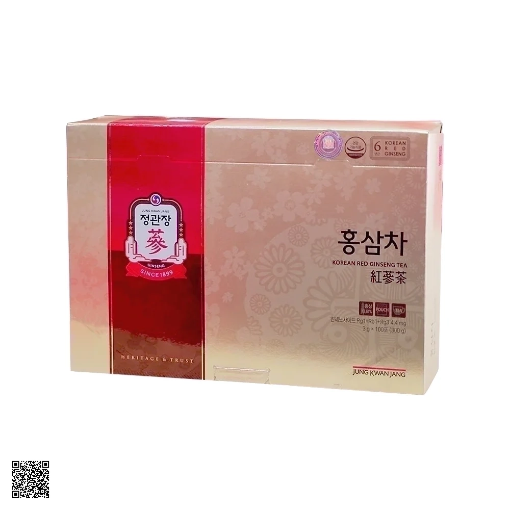 Trà Hồng Sâm KGC Korean Red Ginseng Tea (100 gói x 3g)