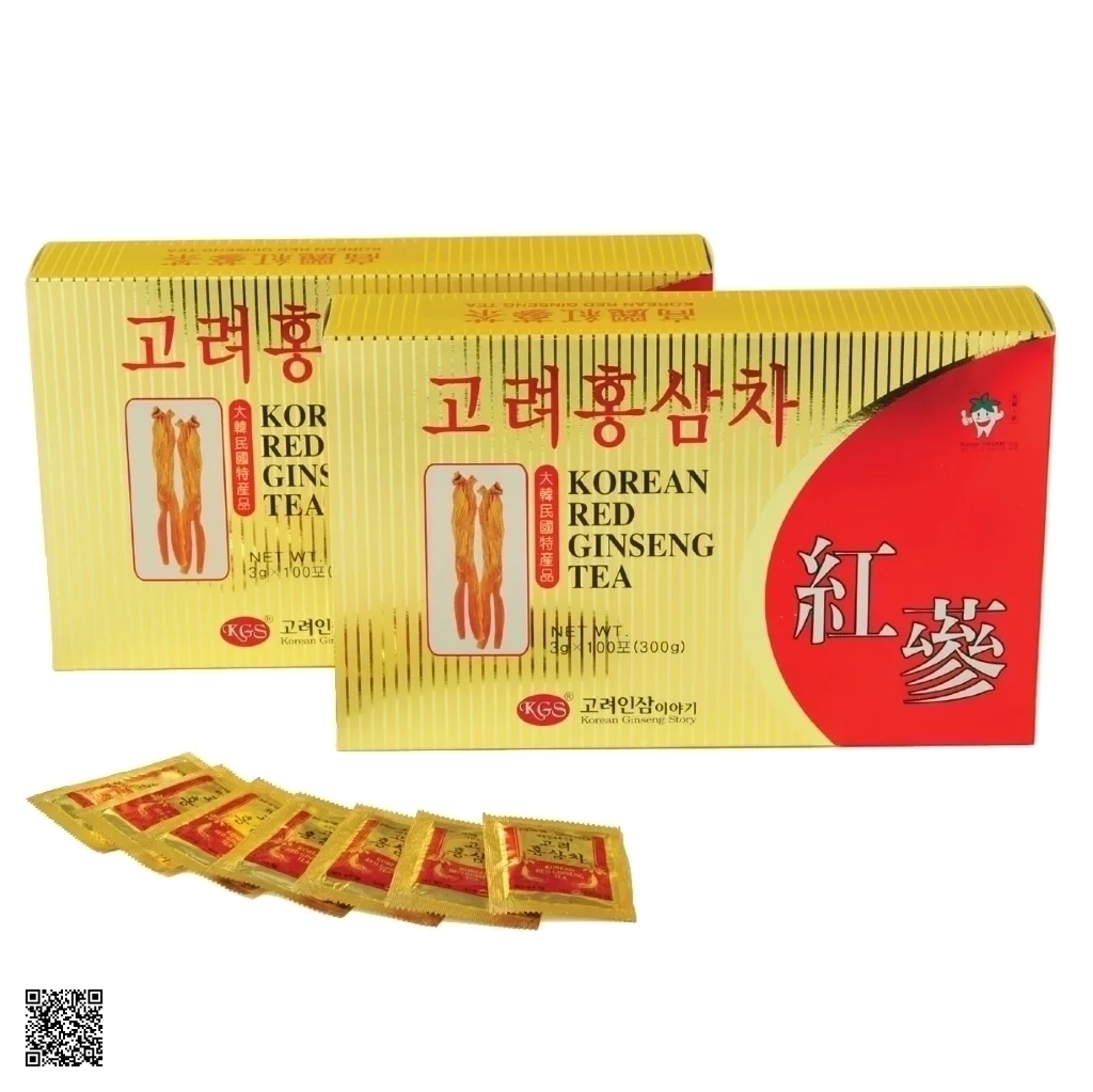 Trà Hồng Sâm KGS Korean Red Ginseng Tea (3g x 100 gói)