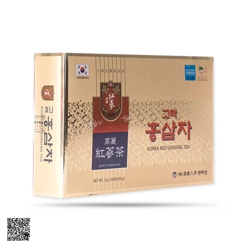 Trà Hồng Sâm Buleebang Korea Red Ginseng Tea Hộp Giấy Hàn Quốc