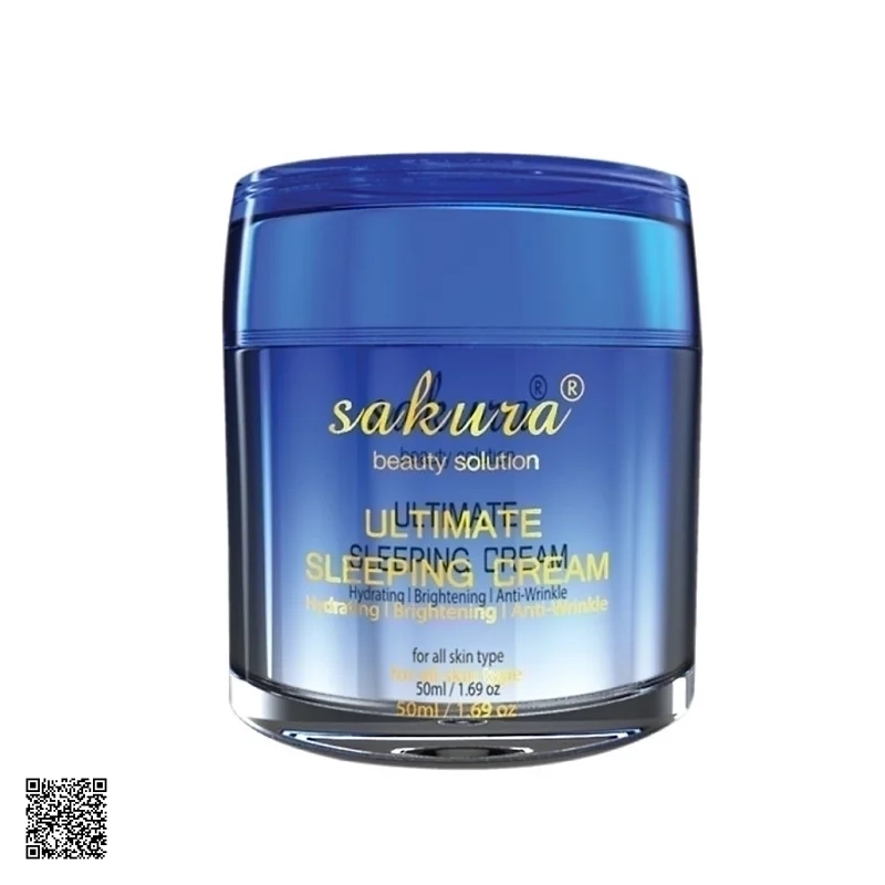 Mặt Nạ Ngủ Làm Dịu Và Trẻ Hoá Làn Da SAKURA ULTIMATE SLEEPING CREAM