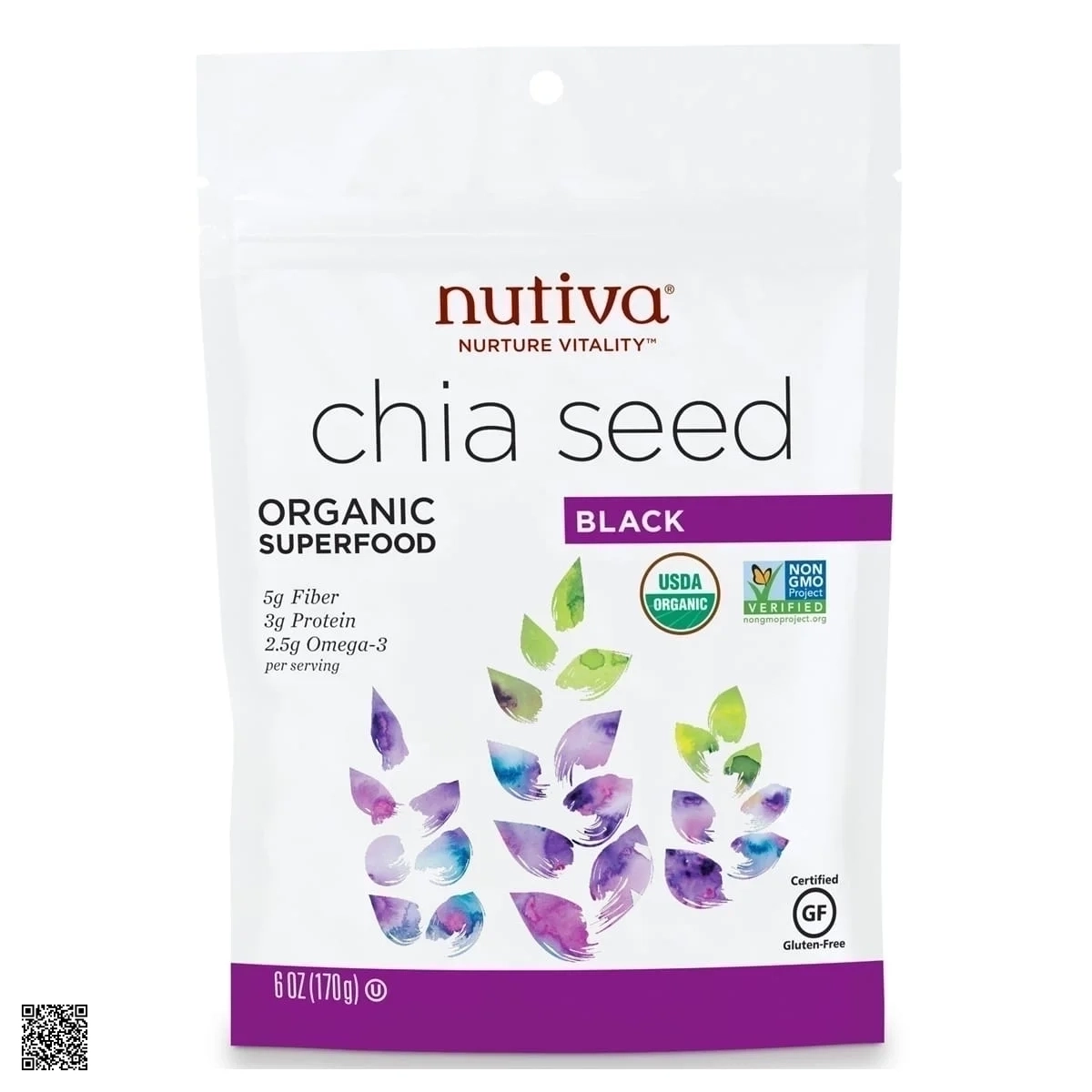 Hạt Chia Nutiva Organic Chia Seed Của Mỹ (907gr)