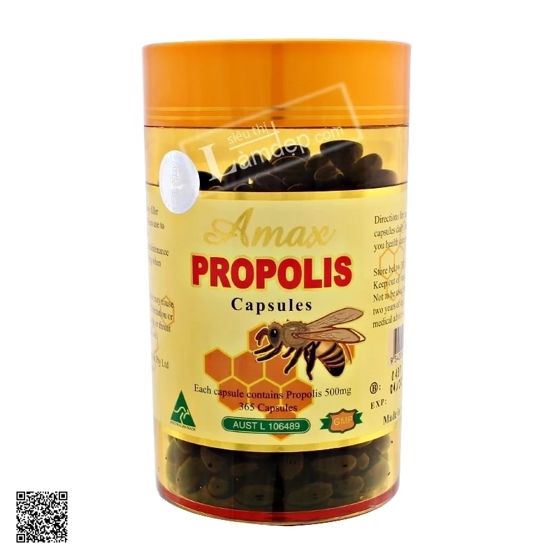 Viên Uống Sáp Ong Golden Care Propolis ( 1000mg x 365 Viên)