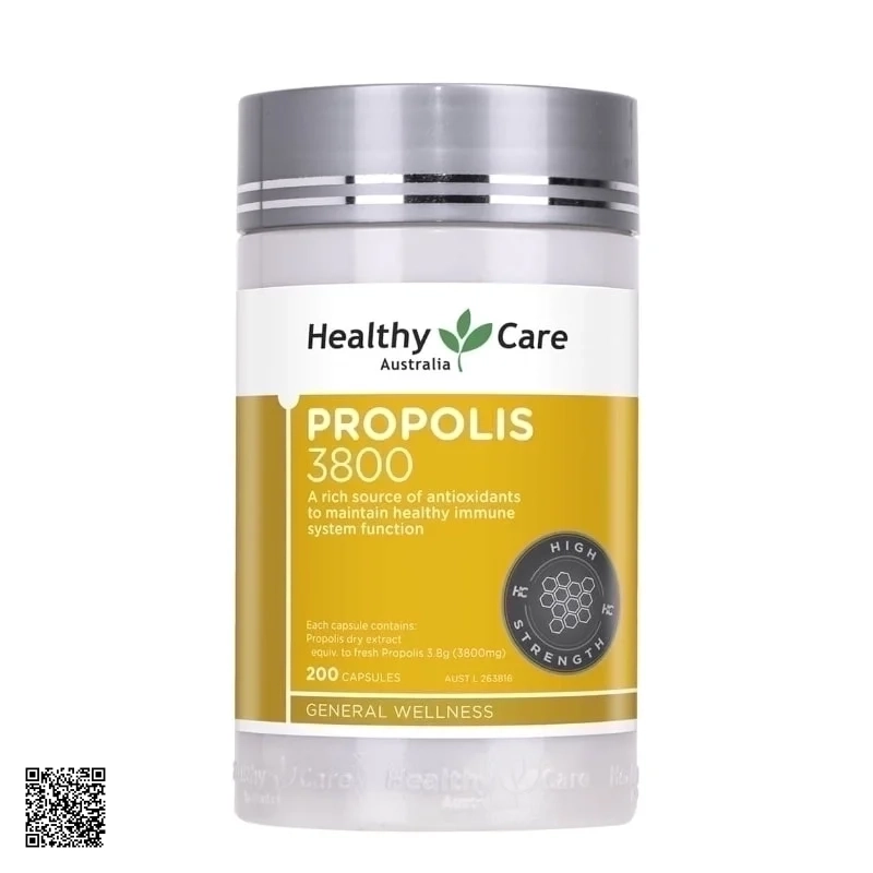 Healthy Care Propolis Viên Uống Keo Ong (3800mg x 200 viên)