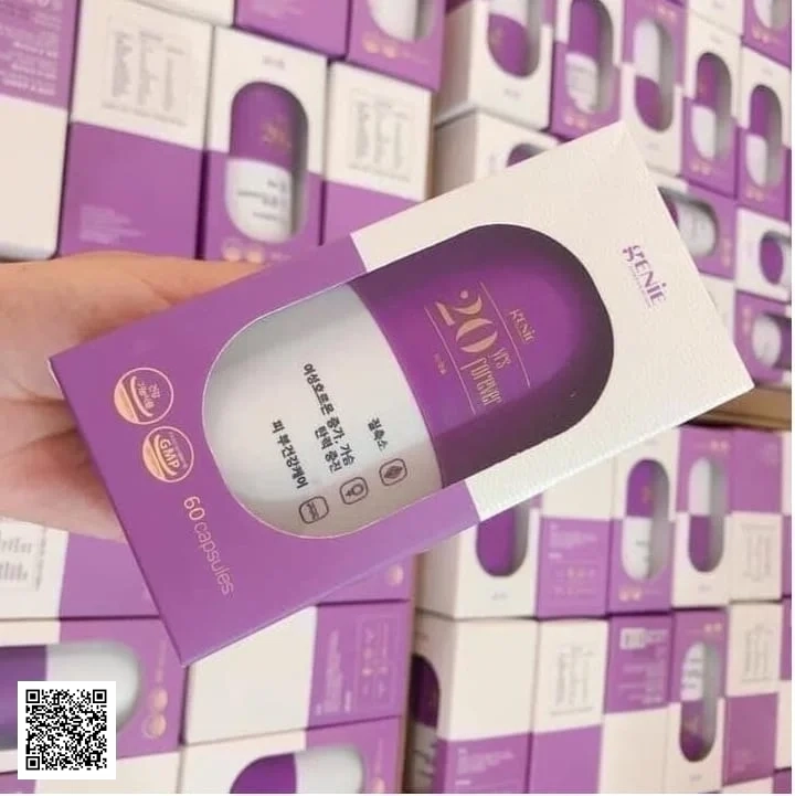 Genie 20yrs Forever Viên Uống Hỗ Trợ Se Khít Vùng Kín Hàn Quốc