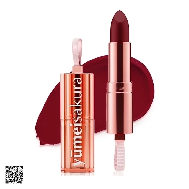 Son Lì Yumeisakura Chotto Matte YMS17 - Burgundy Red - Đỏ Rượu Sẫm