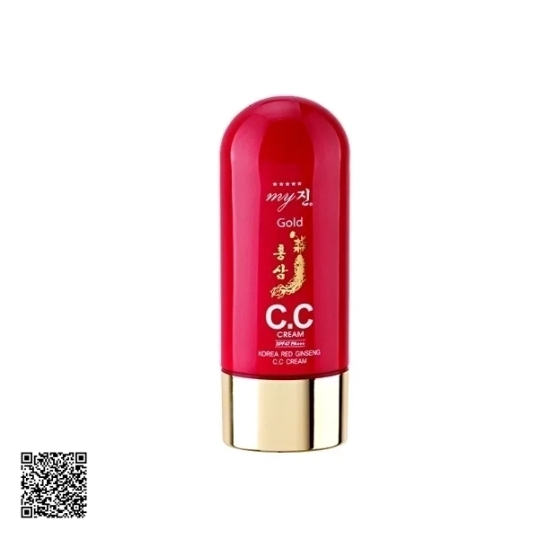 Kem Trang Điểm Dưỡng Da Hồng Sâm Đỏ My Gold Red Ginseng C.C Cream SPF45 PA++