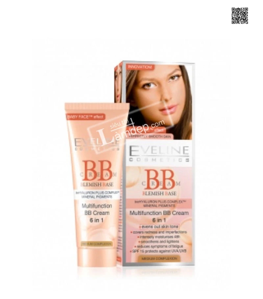 BB Cream 6 trong 1 Eveline (Màu Tự Nhiên)