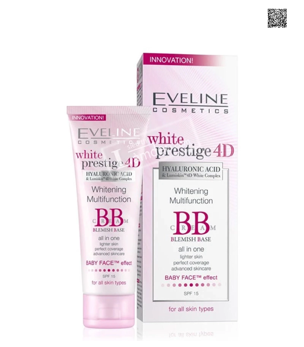 BB Cream Trắng Da Đa Tác Dụng Eveline White Prestige 4D