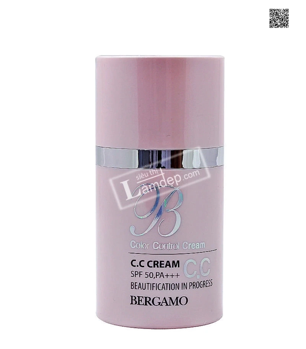 Kem Đa Tác Dụng, Kiểm Soát Màu Da CC Cream Bergamo SPF 50+
