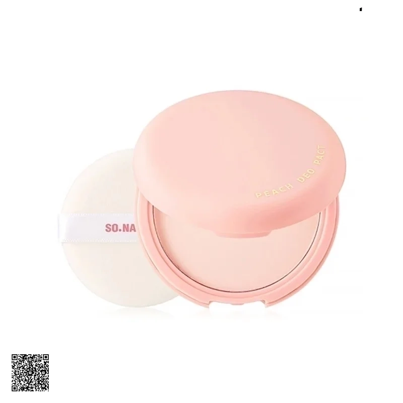 So’Natural Peach Deo Pact - Phấn Nách Hút Mồ Hôi, Hương Đào Thơm Khử Mùi Hiệu Quả