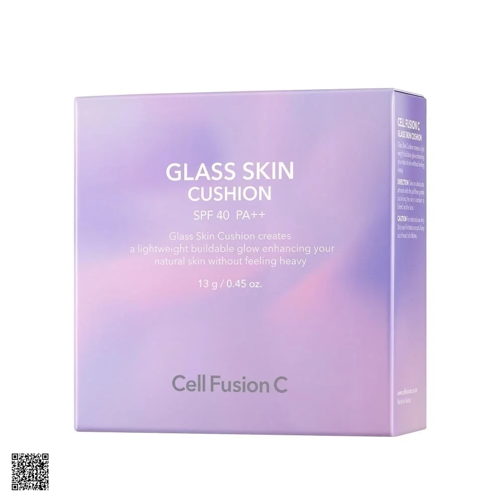 Cell Fusion C 21 N Glass Skin Cushion SPF40 PA++ - Phần Nước Trắng Sáng Tự Nhiên