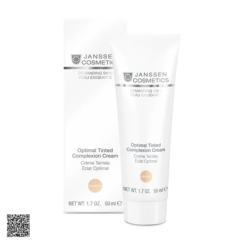 Kem Che Khuyết Điểm Chống Lão Hóa 3 In 1 Janssen Optimal Tinted Complexion Cream SPF15