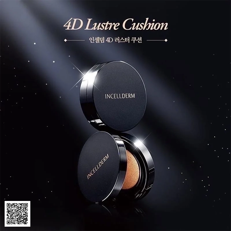 Phấn Nước Dưỡng Trắng Che Khuyết Điểm Incellderm 4D lustre Cushion Hàn Quốc