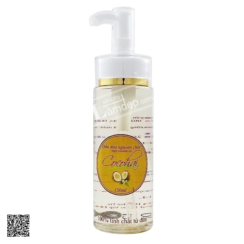Dầu Dừa Nguyên Chất CocoHai 150ml