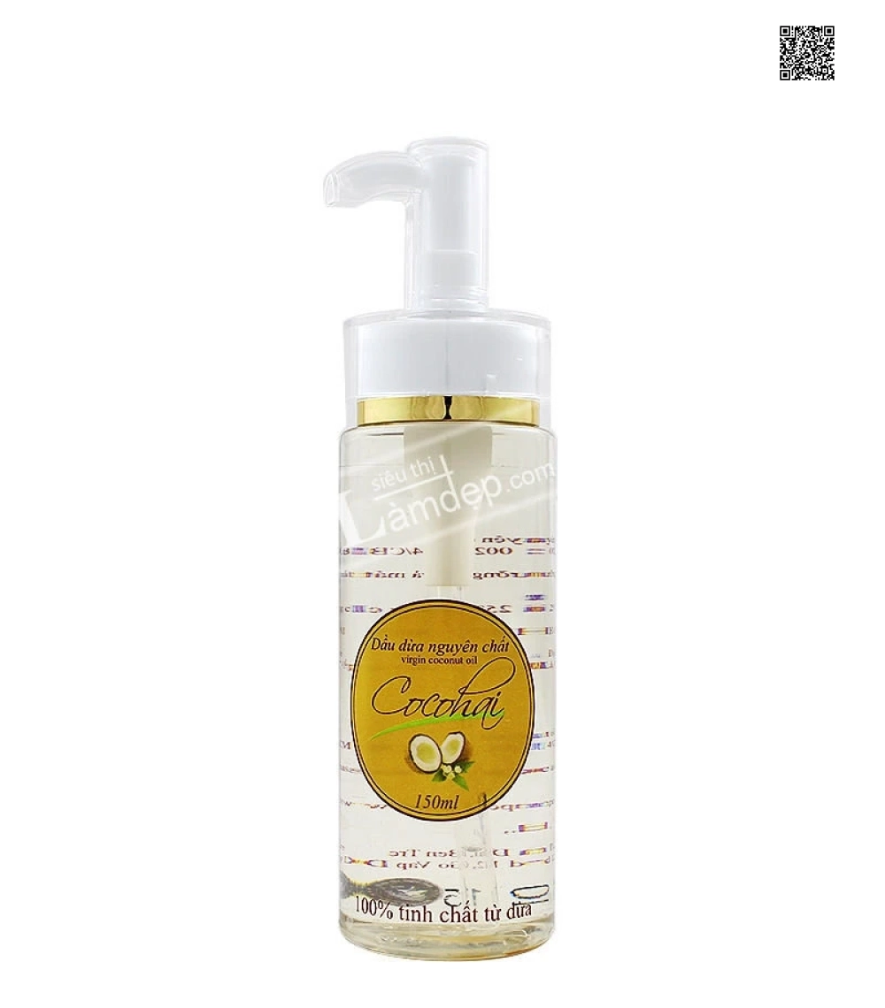 Dầu Dừa Nguyên Chất CocoHai 150ml