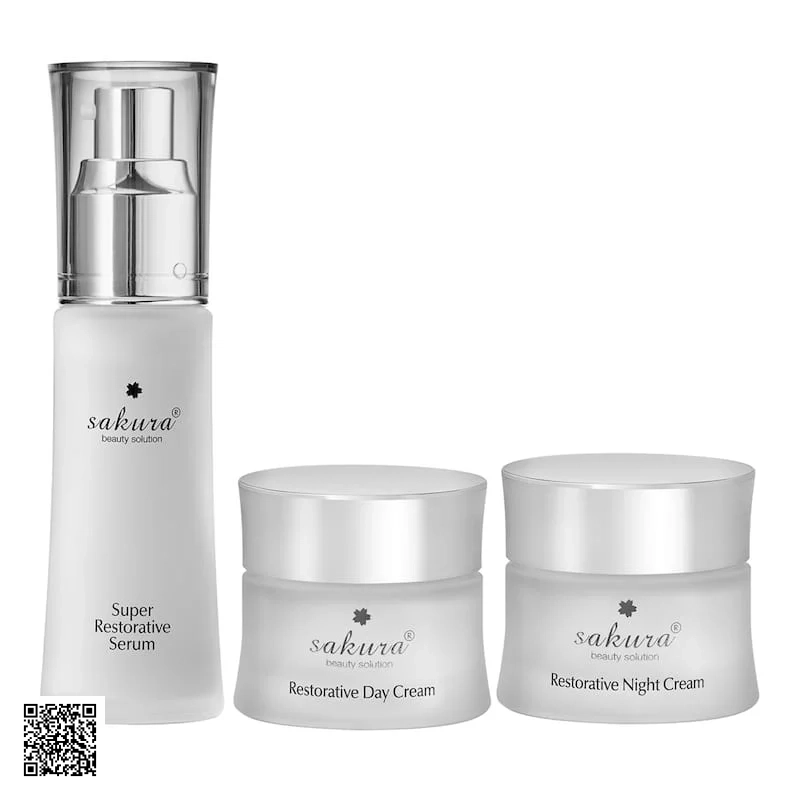 Sakura Restorative Collection - Bộ Sản Phẩm Phục Hồi Da