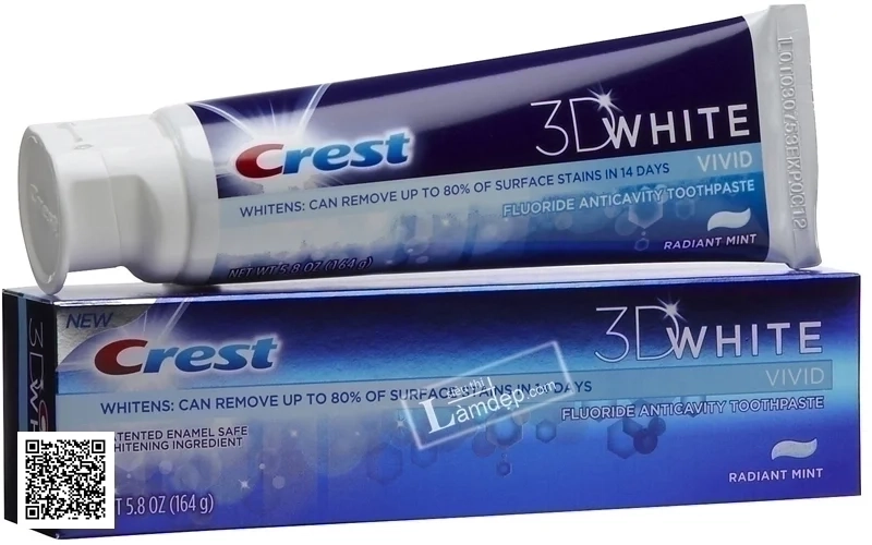 Kem Đánh Răng Crest 3D White Giúp Làm Trắng Răng Hiệu Quả