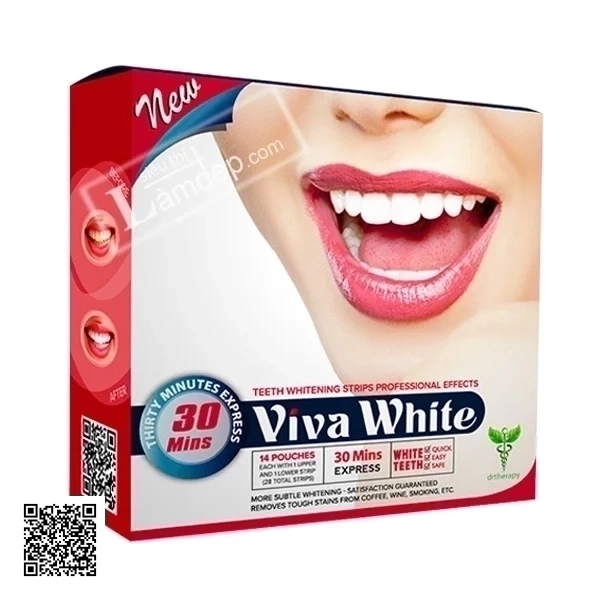 Miếng Dán Làm Trắng Răng Viva White