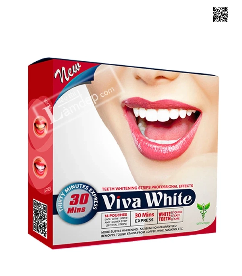 Miếng Dán Làm Trắng Răng Viva White