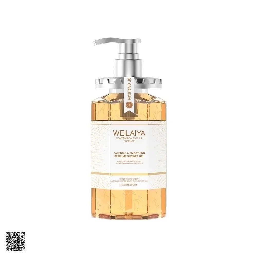 Weilaiya Calendula Smoothing Perfume Shower Gel - Sữa Tắm Dưỡng Trắng Da Cánh Hoa Cúc