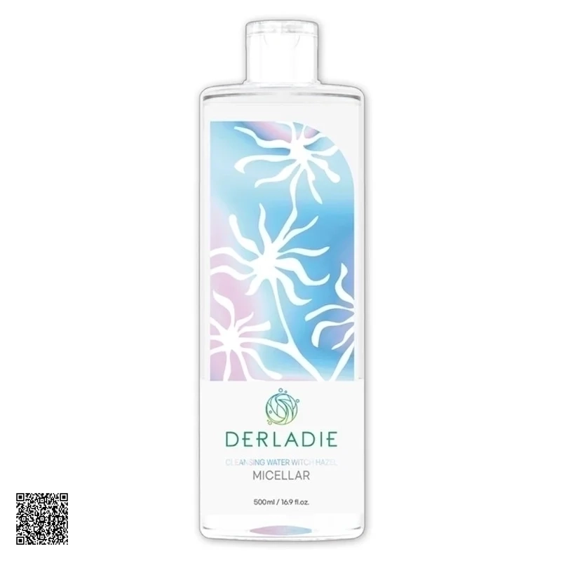 Derladie Cleansing Water Witch Hazel Micellar - Nước Tẩy Trang Giảm Viêm Chiết Xuất Cây Phỉ