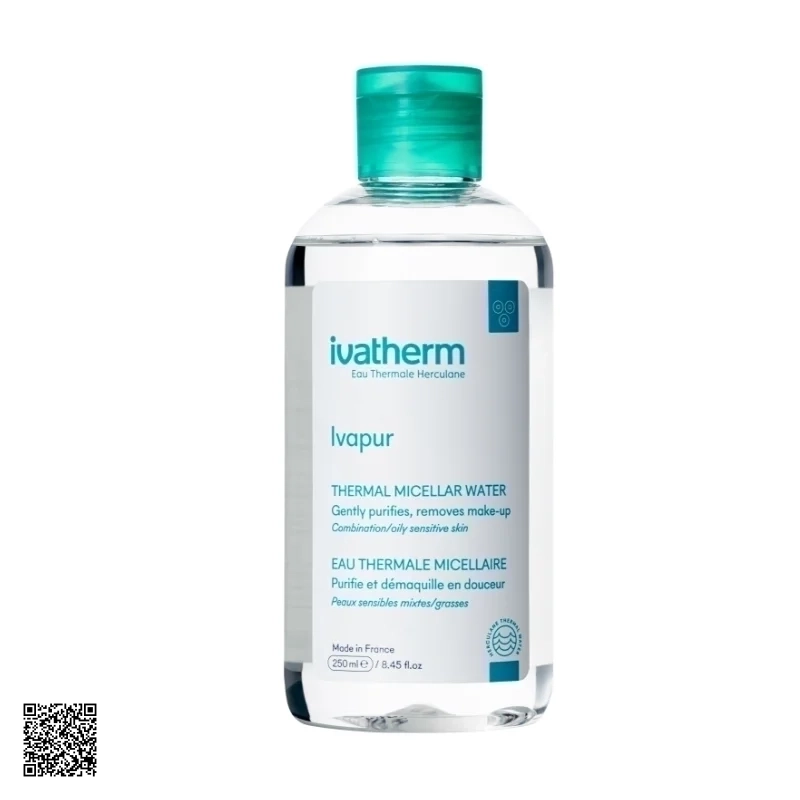 Ivatherm Ivapur Micellar Lotion - Nước Tẩy Trang Cho Da Dầu Nhạy Cảm