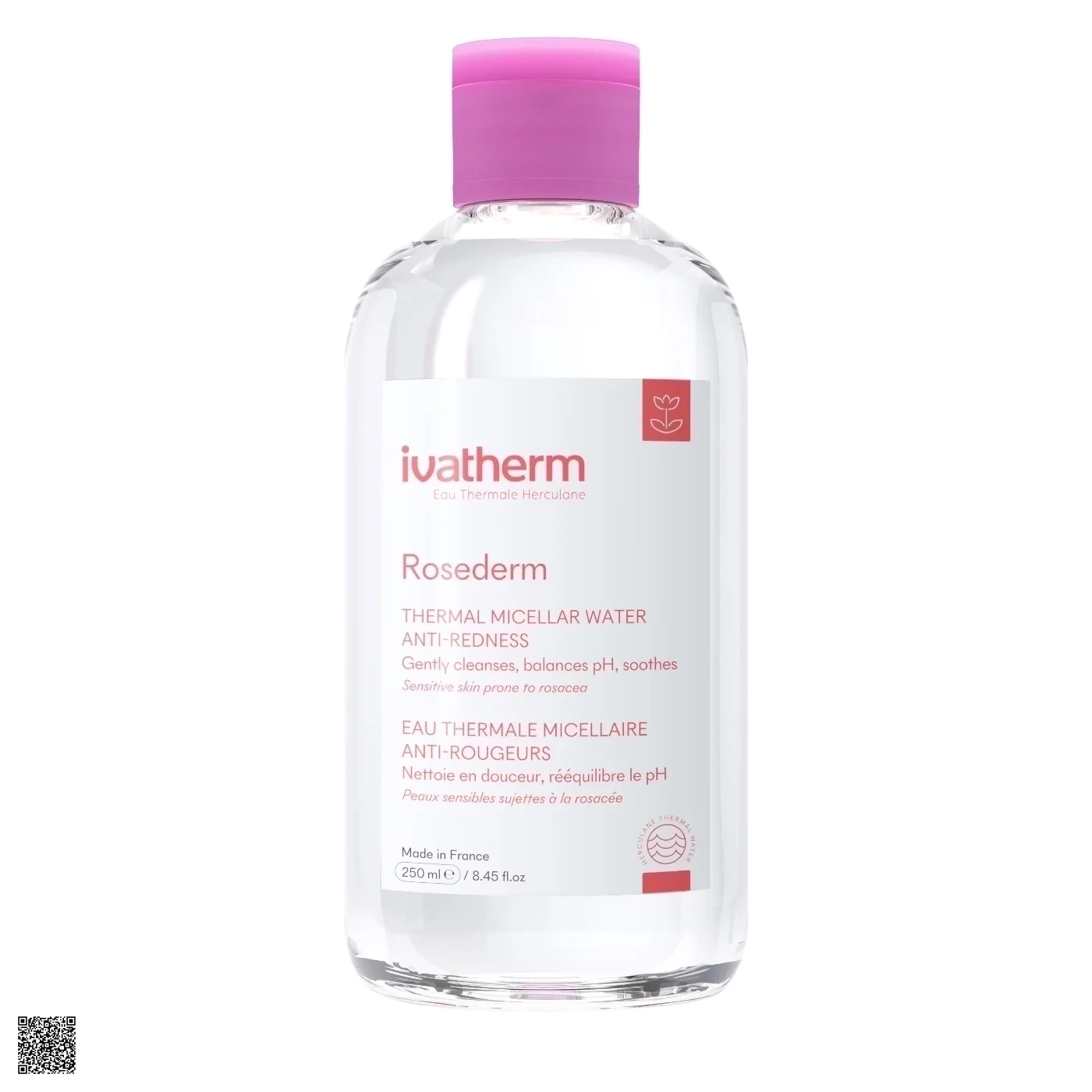 Ivatherm Rosederm Anti - Redness Micellar Lotion - Nước Tẩy Trang Cho Da Nhạy Cảm