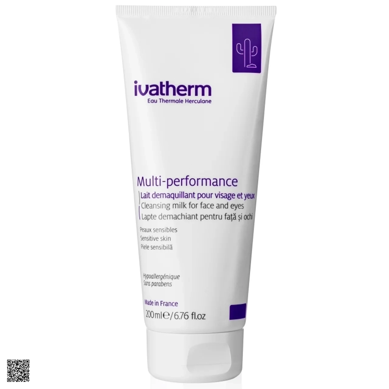 Sữa Tẩy Trang Ivatherm Multi-Performance Cleansing milk Face And Eyes