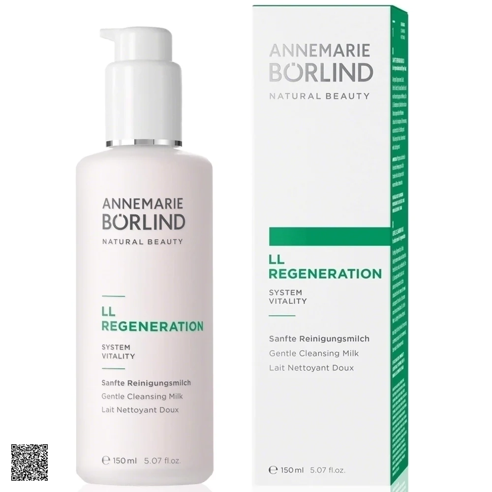 Annemarie Borlind LL Regeneration Gentle Cleansing Milk - Sữa Tẩy Trang, Rửa Mặt Dịu Nhẹ Tái Tạo Da