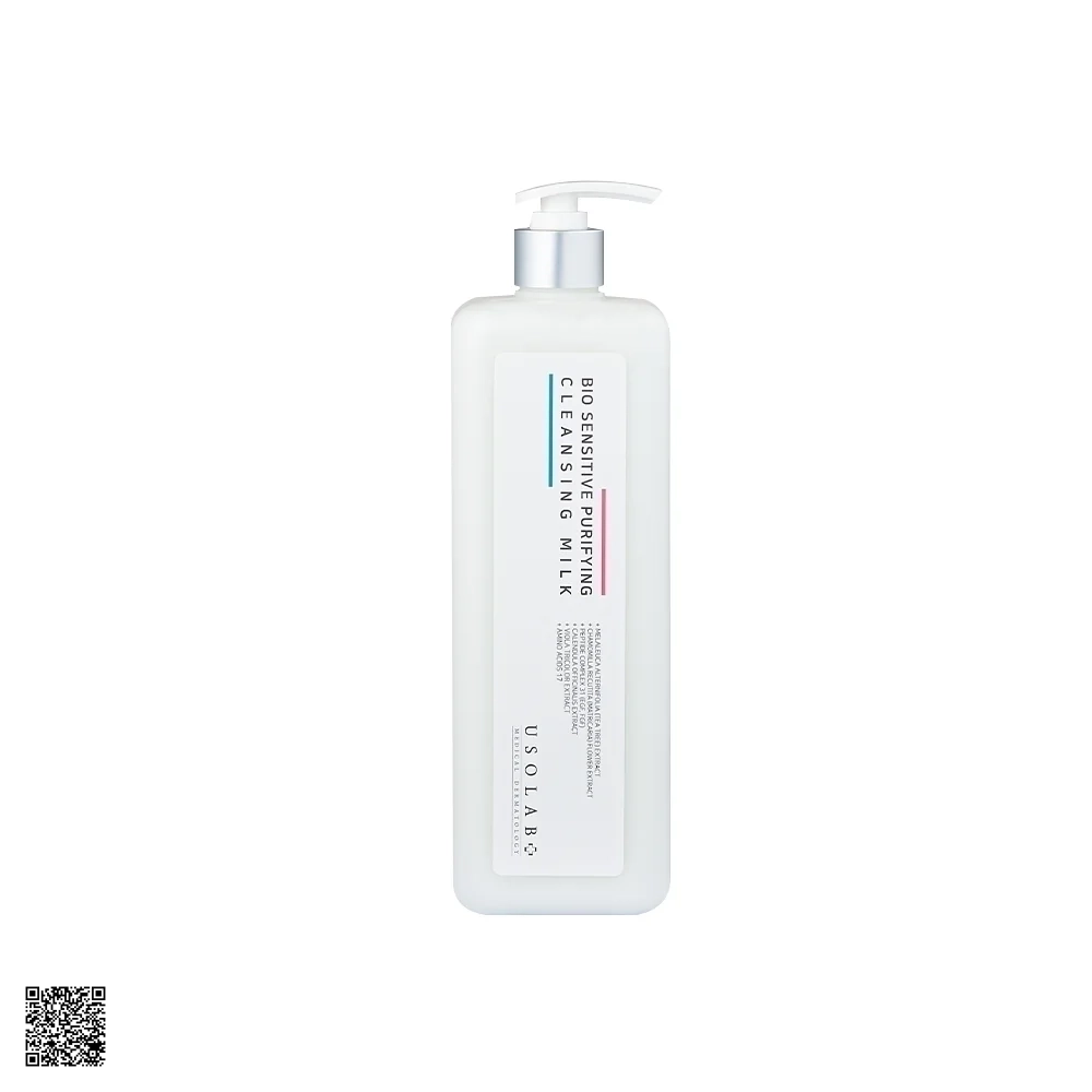 Usolab Bio Sensitive Purifying Cleansing Milk - Nước Tẩy Trang Cho Da Dầu Mụn