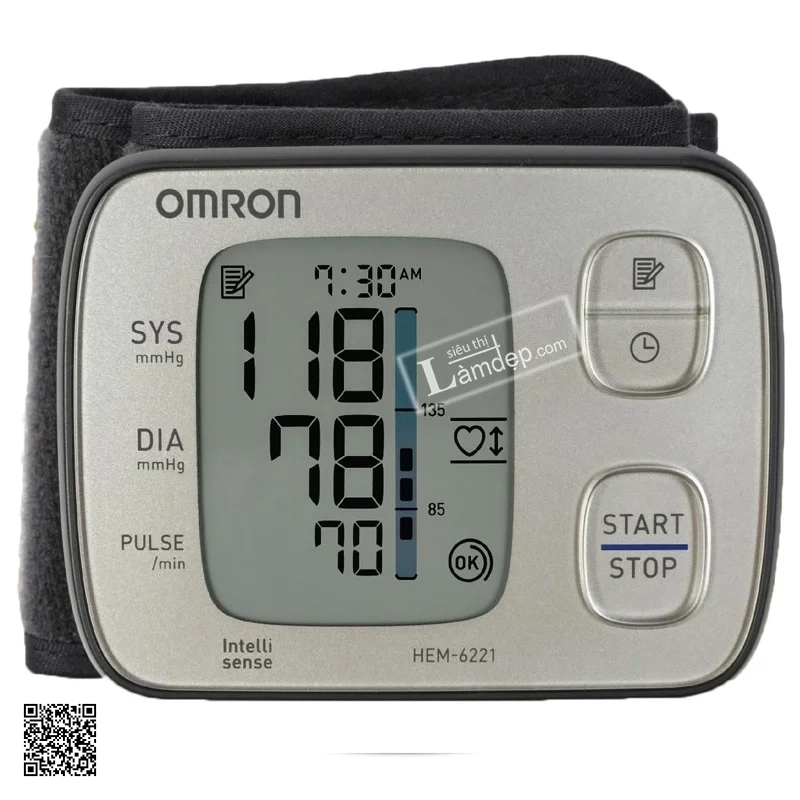 Máy đo huyết áp Omron HEM 6121 (Đo Cổ Tay)